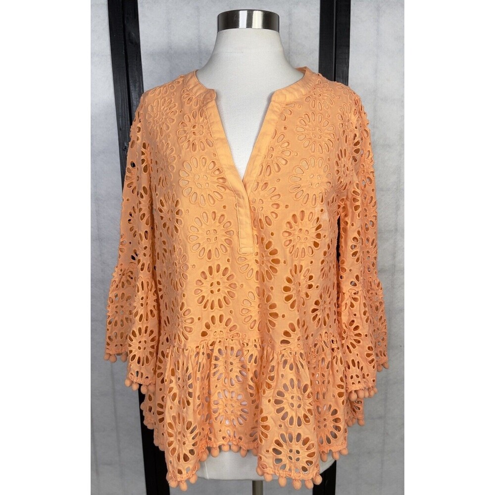 Lilly Pulitzer Bekah Eyelet Top. Size: M